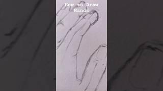 How to Draw Hands  #drawing #art #sketch #howtodraw #draw #arttipsandtricks #tips #pencildrawing ️