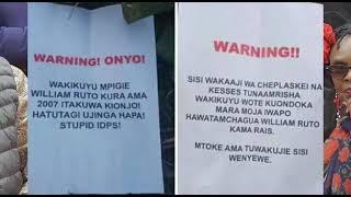 THREAT LEAFLETS THROWN IN SECTION OF R.VALLEY, section of MT Kenya leaders raises concern.