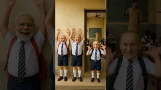 Modi, Trump & Putin Get Detention?#shorts #funny #viral #modi #trump #putin #comedy #trending