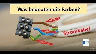 Stromkabel: Was bedeuten die Farben?