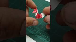 Zorro origami miniatura en papel sandwich  #origami #arteenpapel #diy