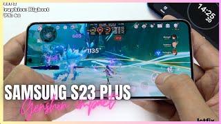 Samsung Galaxy S23 Plus Genshin Impact Gaming test 2024 | Snapdragon 8 Gen 2, 120Hz Display