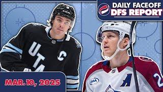 Daily Faceoff DFS Report - NHL DFS Picks (Mar.10, 2025)