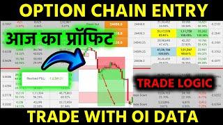 OPTION CHAIN ENTRY | TRADE WITH OI DATA
