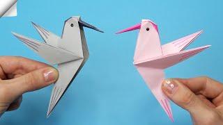 Origami bird easy | Paper hummingbird