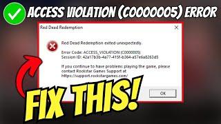 How to Fix Access Violation Error Code c0000005 in RDR