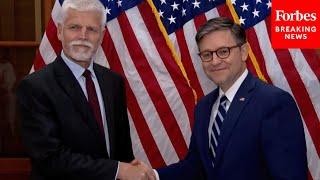 Speaker Mike Johnson Meets With President Petr Pavel Of The Czech Republic