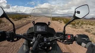 Riding the Honda Transalp in the Desert After Rain!