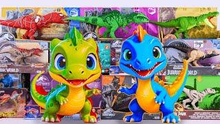 Jurassic World Unboxing Review| Dino Mystery Box, RC Spinosaurus, Atrociraptor, Bistahieversor |ASMR