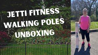 Unboxing of Jetti  Fit fitness walking poles