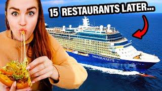 I Ate at Every Restaurant on a Luxury Cruise Ship!