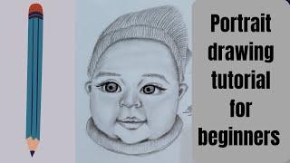 Portrait drawing tutorial for beginners || Trending Art || Dk Art Pro