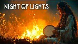 NIGHT OF LIGHTS  shamanic drumming  slavic music  shaya meditations