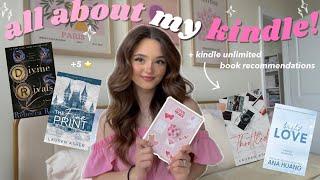 all about my kindle + kindle unlimited book recommendations!!  (is it worth it?)
