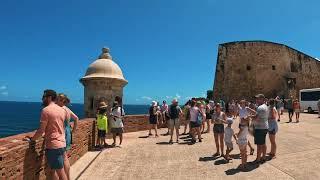 WALKING TOUR OLD SAN JUAN PUERTO RICO  | Travel Guide | [4k] Binaural Audio