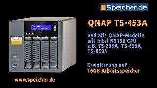 16GB Arbeitsspeicher  für QNAP TS-435A, TS-253, TS-653, TS-853