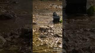 OSHKOSH 6x6 Cargo and URAL Radio Box in a River Crossing Sequence