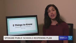 5 things to know about Spokane Public Schools reopening plan