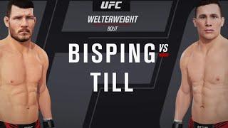 MICHAEL BISPING VS DARREN TILL | UFC #ufc  | FREE FIGHT | T.S.V.TheHive | EA SPORTS UFC 4