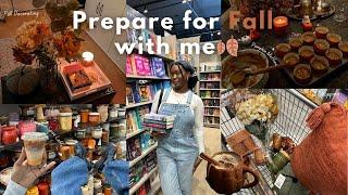 Prepare with me for fall   Pumpkin coffee, decor+book shopping, baking, new nails, fall movie list