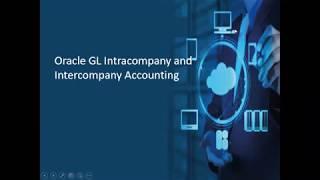 Oracle GL Intercompany and Intracompany