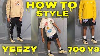 How To Style Yeezy 700 V3| Outfit Ideas