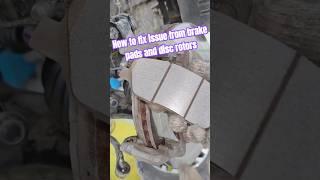 How to Fix Noise Issues from Brake Pads and Disc Rotors #shorts #shortsfeed #carrepair #cartips