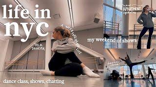 a weekend in my life as a dancer in new york city