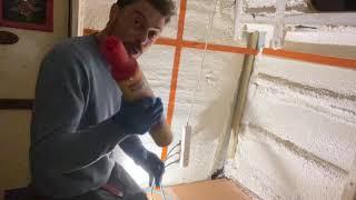 39. First wall complete on my Narrowboat