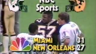 NBC Football Close - December 1986