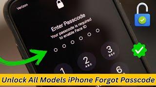 How To Unlock All Models iPhone Forgotten Passcode iF You Forgot iT.. Unlock iPhone No Data Losing