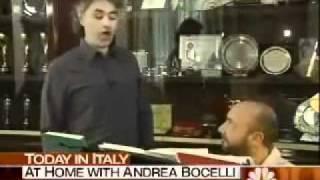 at home with Andrea Bocelli