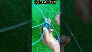 6 pins AC CDI box wiring connection tutorial #mechanic#shorts #motorcycle
