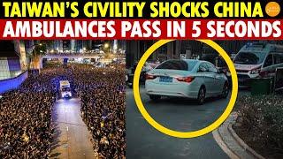 Chinese Shocked by Taiwan’s Civility! Viral Video Shows Ambulances Passing in 5 Seconds