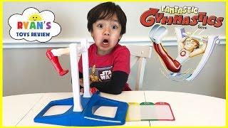 Fantastic Gymnastic Challenge! Family Fun Games for Kids! Egg Surprise Toys Extreme Warhead Candy