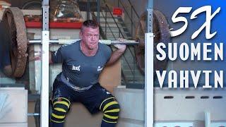 Ensimmäinen Suomen Vahvin Mies karsinta! | 5x -105kg Suomen Vahvin