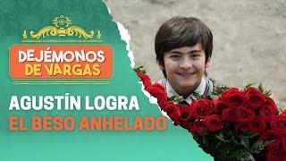 Agustín logra un beso con mucho esfuerzo | Dejémonos de Vargas