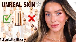 NEW CHARLOTTE TILBURY UNREAL SKIN SHEER GLOW FOUNDATION STICK REVIEW