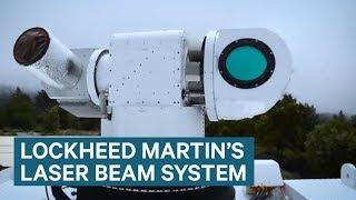 Watch Lockheed Martin's laser beam system burn drones out of the sky