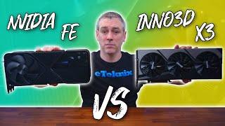 NVIDIA RTX 4080 SUPER Founders Vs INNO3D RTX 4080 SUPER X3 [Overclocking | Power | Thermals]