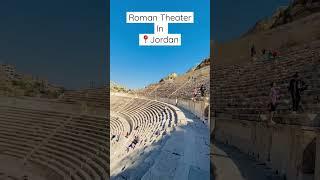 Roman theater #travel #amman #jordan #vlog #dubai #romanempire #blogger #ghana #travelphotography