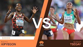 Tsegay vs Kipyegon - World Athletics Championships Wins