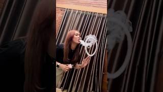 jelly fish vape tricks smoke rings hookah bar vaper girl #shorts