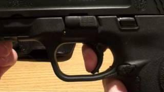 Smith and Wesson M&P 40C Trigger Function