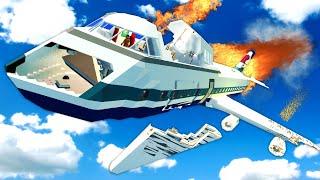 Can I Survive a Plane Crash EXPLOSION in Stormworks Survival?!