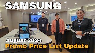 SAMSUNG | Promo Price List Update August 2024 | Galaxy Z Fold 6 | Galaxy Z Flip 6 | S24 Series