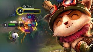 WILD RIFT TEEMO IS FUN! | MID LANE GAMEPLAY (BUILD & RUNES)