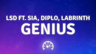 LSD - Genius (Lyrics) ft. Sia, Diplo, Labrinth