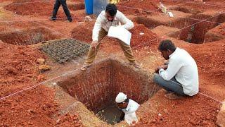 Marking of column position on pcc bed