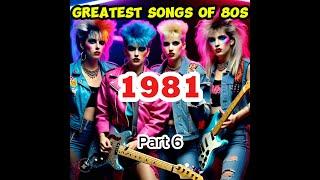 1981 Greatest Songs Part 6 #music #80ssongs #80smusic #80s #1980s #1980smusic